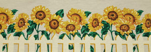 Discount Fabric POLY/COTTON - 5 1/4" Wide - Sunflower