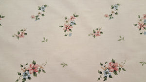 Discount Fabric POLY/COTTON - 20" Wide - Small Floral
