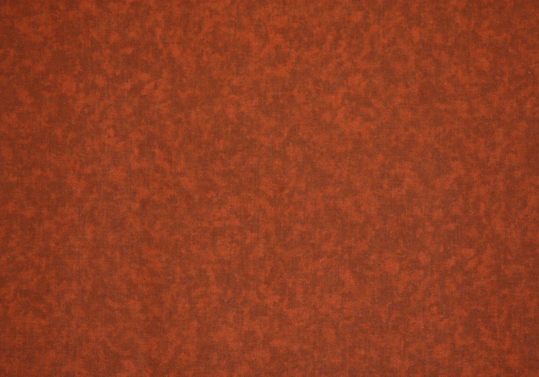 Rust 100% Cotton Blender Fabric