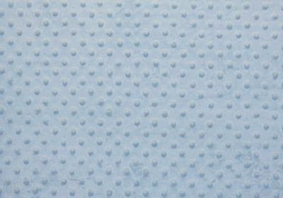 Blue Minky Dot Fabric