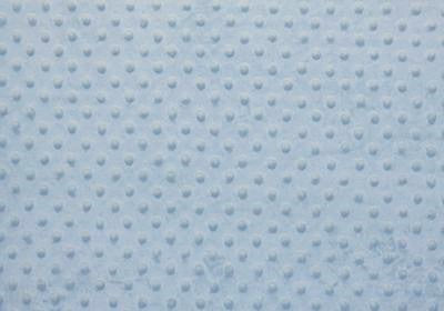 Blue Minky Dot Fabric