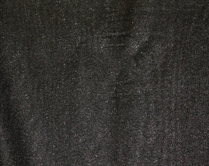 Black Metallic Tissue Illusion Fabric