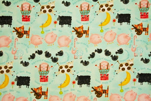 Nursery Rhyme Double Napped Flannel