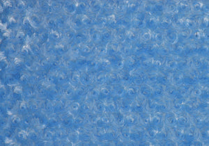 Light Blue Rosie Minky Fabric