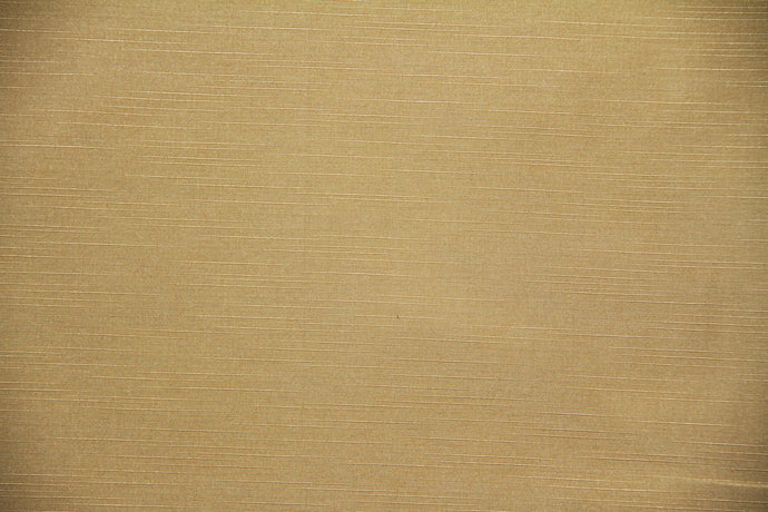Discount Fabric JACQUARD Gold Slub Faux Satin Drapery