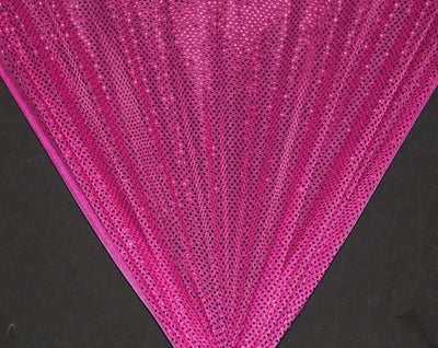 Fuchsia Dot Sequin Knit Fabric