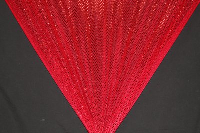 Red Dot Sequin Knit - WHOLESALE FABRIC - 12 Yard Bolt