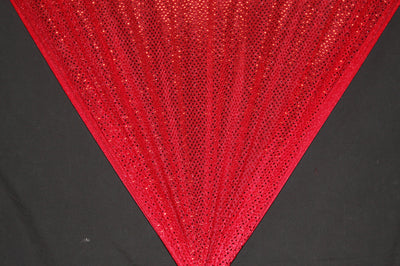 Red Dot Sequin Knit Fabric