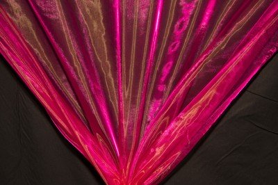 Hot Magenta Organza Fabric