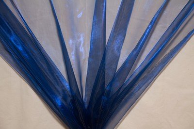 Royal Blue Organza Fabric