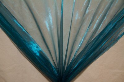Turquoise Organza - WHOLESALE FABRIC - By The Bolt