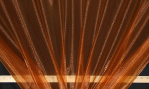 Cinnamon Twinkle Organza Fabric
