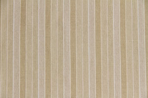 Discount Fabric SEMI-SHEER Cream Tones Stripe Drapery