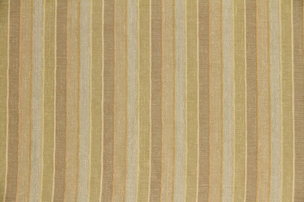 Discount Fabric SEMI-SHEER Gold Tones Stripe Drapery