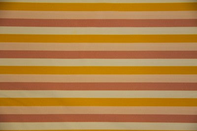Gold/Peach/Tan/Ivory Striped Nylon Spandex Fabric