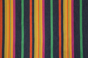 61" Multi-Stripe Poly/Cotton Fabric