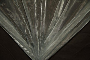 Gray Blue Organza - WHOLESALE FABRIC- By The Bolt