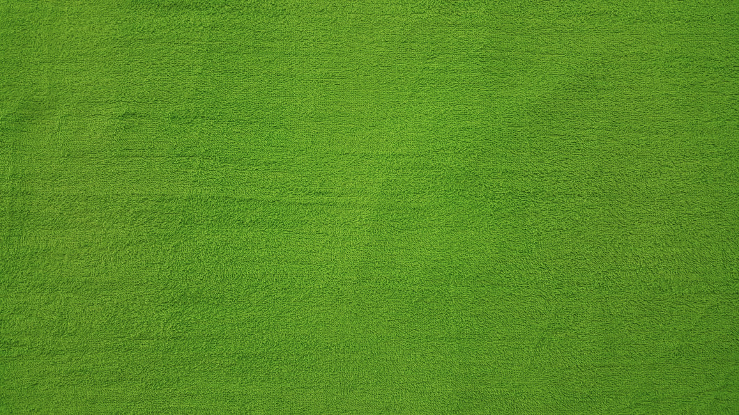 Lime Terry Cloth - WHOLESALE FABRIC - 15 Yard Bolt