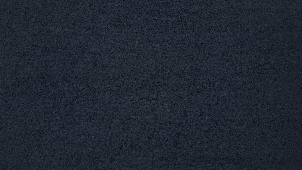 Navy Terry Cloth - WHOLESALE FABRIC - 15 Yard Bolt