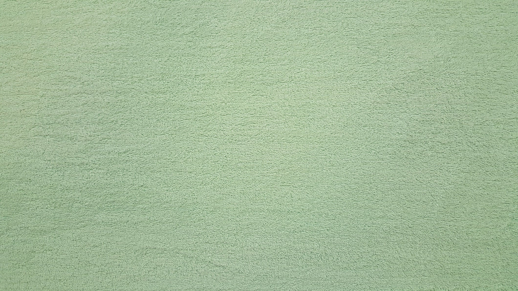 Mint Terry Cloth Fabric