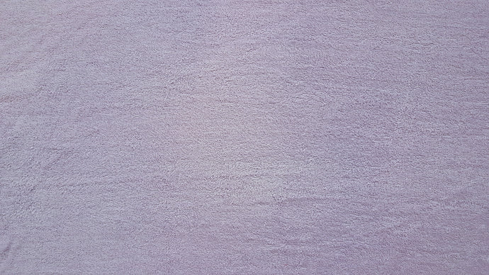 Lilac Terry Cloth Fabric