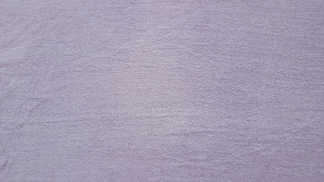 Lilac Terry Cloth Fabric