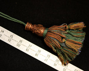 6" Fancy Verdigris Copper Tassel