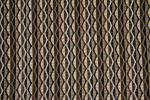 Discount Fabric CHENILLE Black & Brown Chain Link Upholstery & Drapery