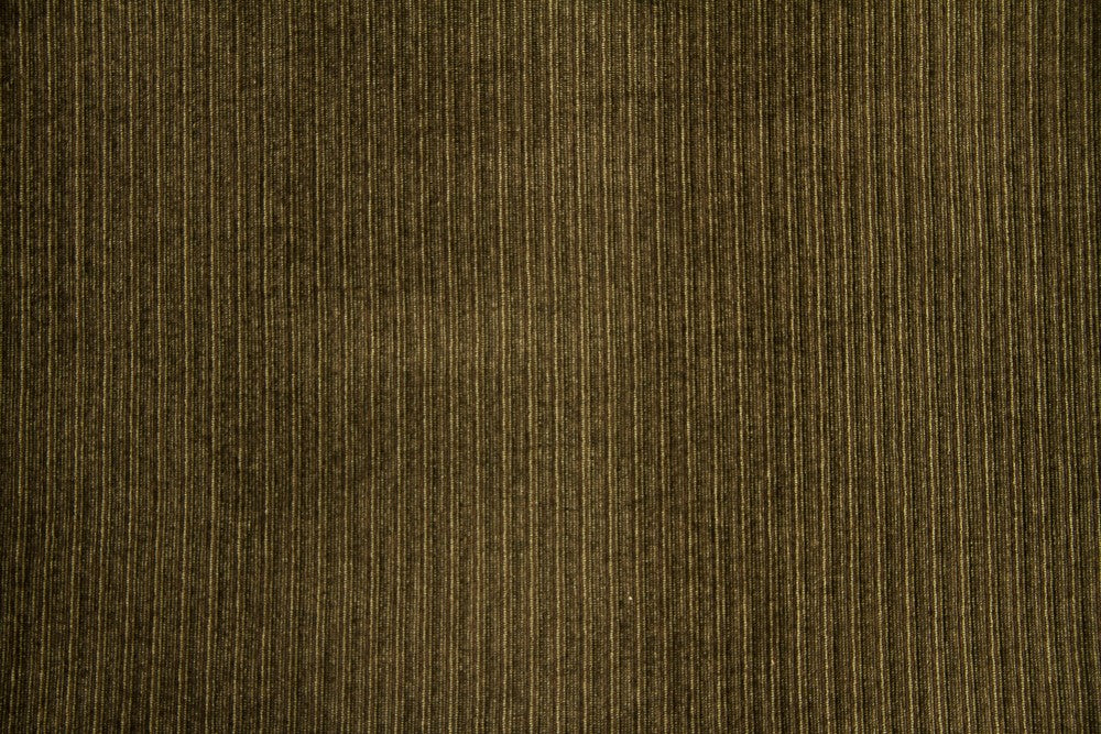 Discount Fabric CHENILLE Moss Green Stripe Upholstery