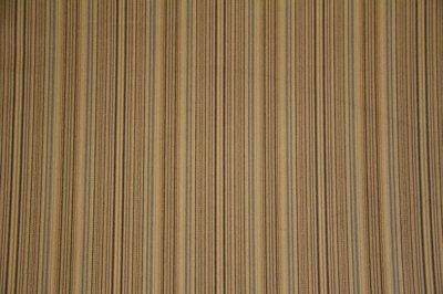 Discount Fabric JACQUARD Blue Gray & Earthtone Stripe Upholstery & Drapery