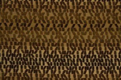 Discount Fabric JACQUARD Brown Staggered Rectangle Upholstery & Drapery