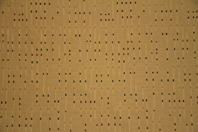 Discount Fabric JACQUARD Copper, Brown & Honey Pipeline Upholstery & Drapery
