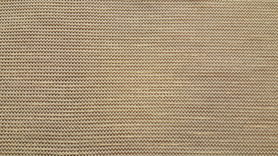 Discount Fabric JACQUARD Taupe, Beige & Gold Chevron Upholstery