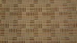 Discount Fabric JACQUARD Gold & Taupe Square Upholstery