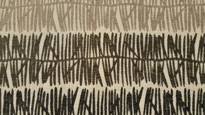 Discount Fabric JACQUARD Black, Taupe & Oatmeal Abstract Upholstery