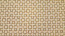 Discount Fabric JACQUARD Gold, Taupe & Cream Chain Link Upholstery