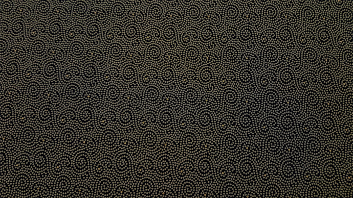 Discount Fabric JACQUARD Black, Taupe & Gold Geometric Upholstery