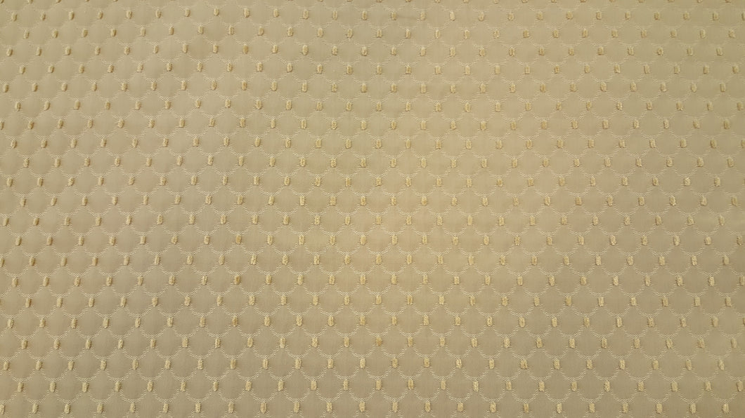 Discount Fabric JACQUARD Light Gold & Beige Upholstery & Drapery