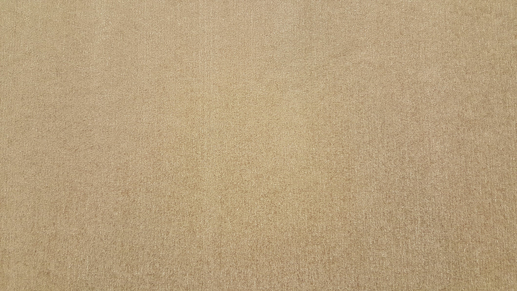 Discount Fabric VELVET Oatmeal Upholstery