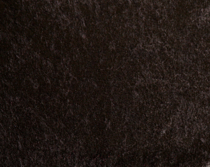 Black Crushed Velour Fabric
