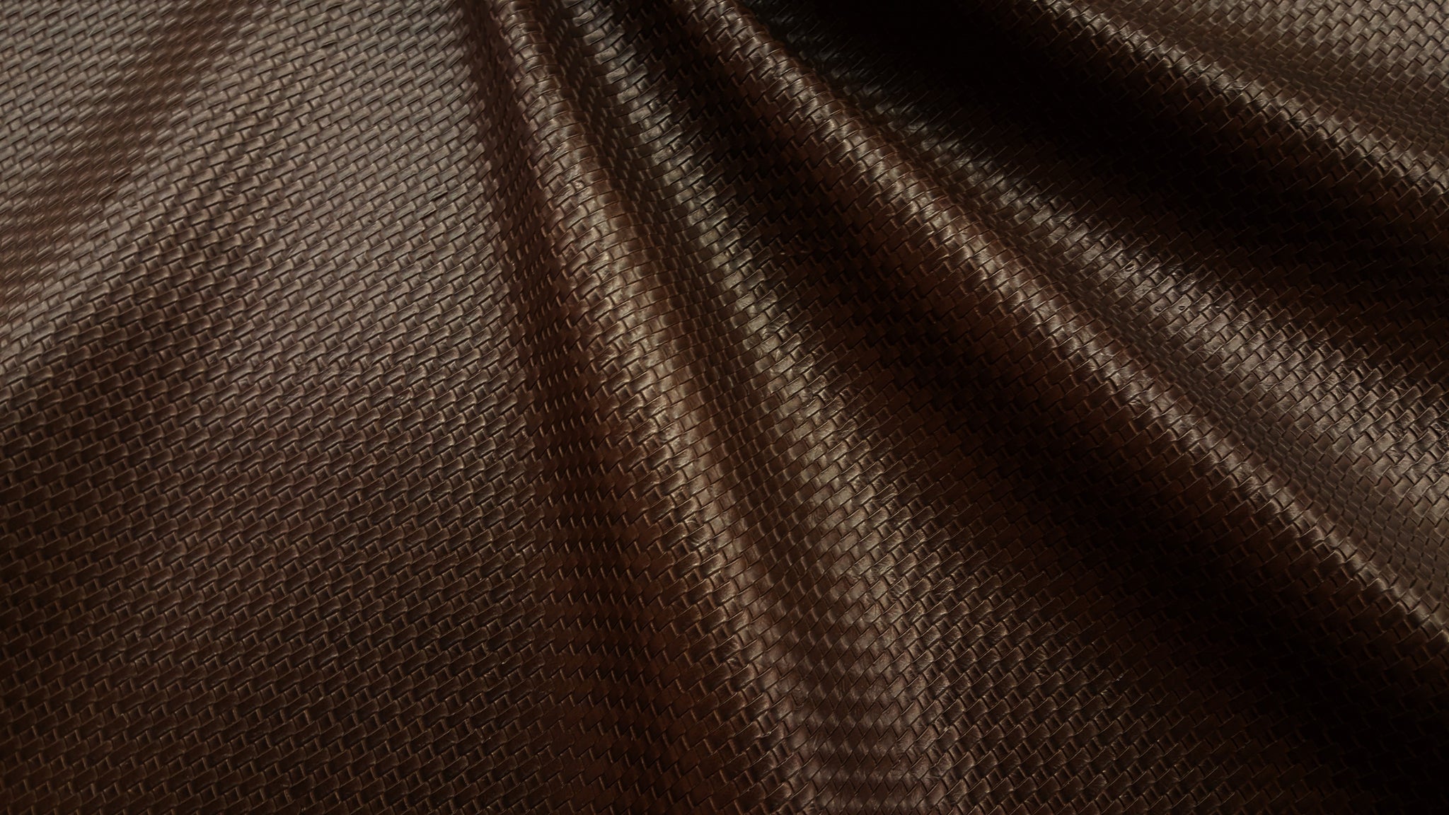 Discount Fabric VINYL Dark Brown Basket Weave Upholstery – In-Weave Fabric