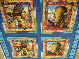 Tribal Elements PILLOW PANEL 100% Cotton Fabric