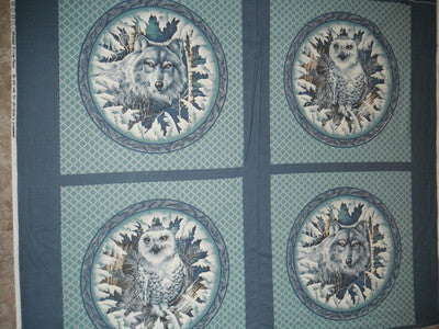 Mid Winter Dream PILLOW PANEL 100% Cotton Fabric
