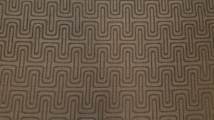 Discount Fabric JACQUARD Taupe Maze Drapery