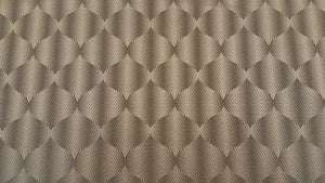 Discount Fabric JACQUARD Taupe Abstract Hourglass Drapery