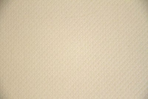 Discount Fabric JACQUARD Ivory Diamond Drapery