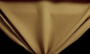 Discount Fabric JACQUARD Gold Mosaic Drapery & Upholstery