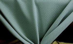 Discount Fabric JACQUARD Sea Mist Mosaic Drapery & Upholstery