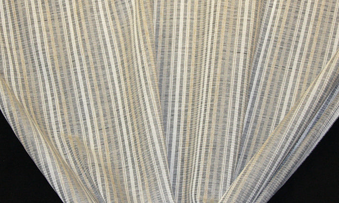 Discount Fabric OPEN WEAVE DRAPERY Gray Taupe & Ivory Variegated