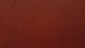 Discount Fabric DRAPERY Brick Red Dotted Suede